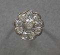 Antique Diamond Daisy Cluster Engagement Ring. Antique Diamond Daisy Cluster Engagement Ring.